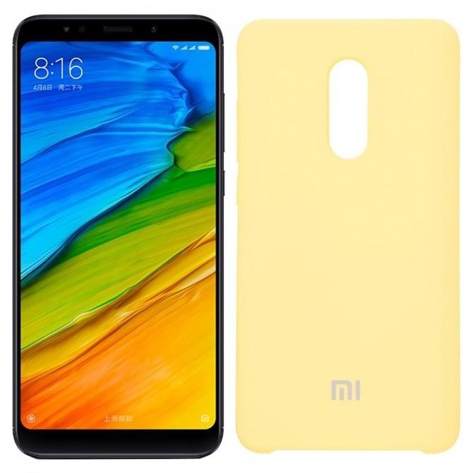 Чехол Soft Case для Xiaomi Redmi 5 Plus Жёлтый