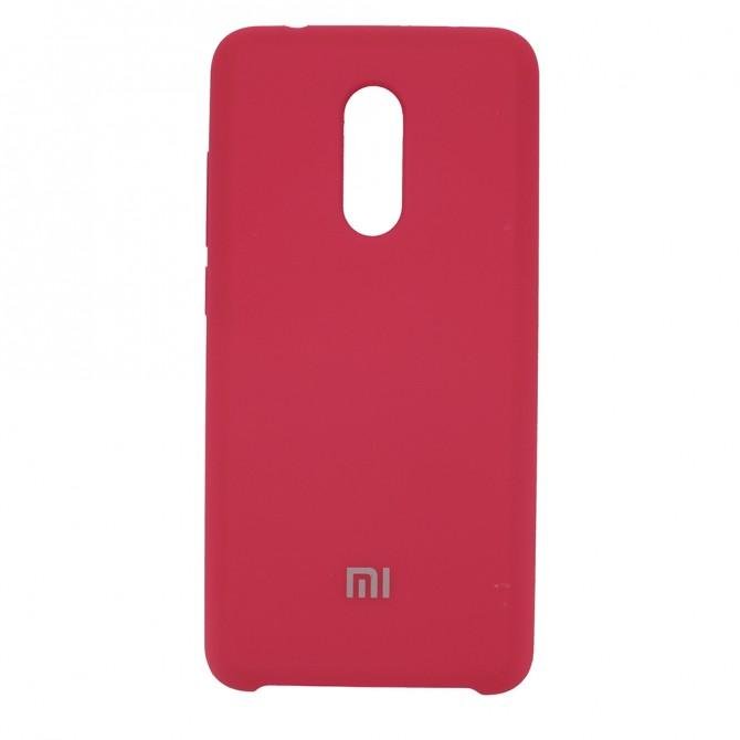 Чехол Soft Case для Xiaomi Redmi 5 Plus Ярко малиновый-1