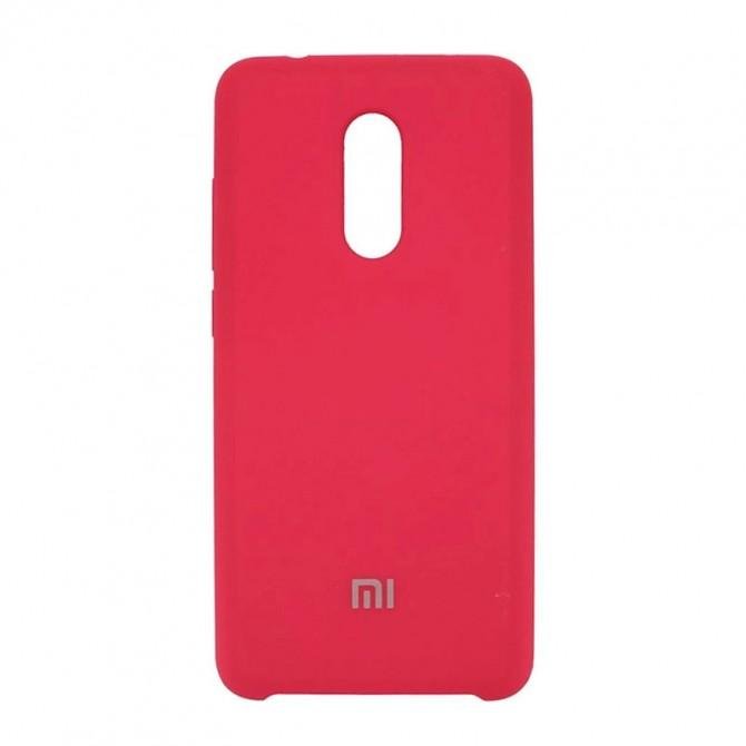 Чехол Soft Case для Xiaomi Redmi 5 Ярко малиновый
