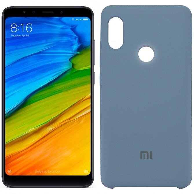 Чохол Soft Case для Xiaomi Redmi Note 5 Pro Блакитний