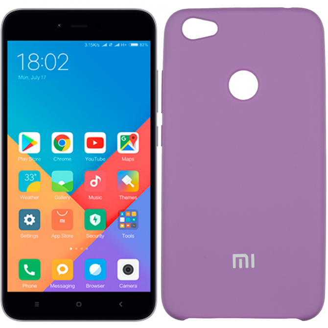 Чохол Soft Case для Xiaomi Redmi Note 5a Prime Фіолетовий