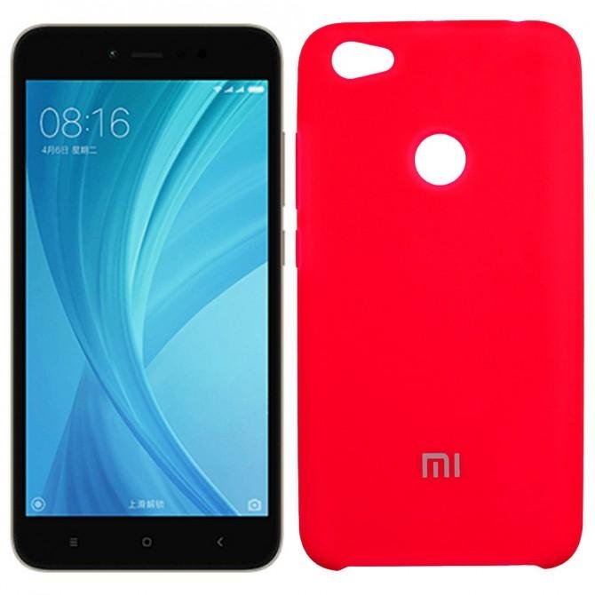 Чохол Soft Case для Xiaomi Redmi Note 5a Prime Яскраво малиновий