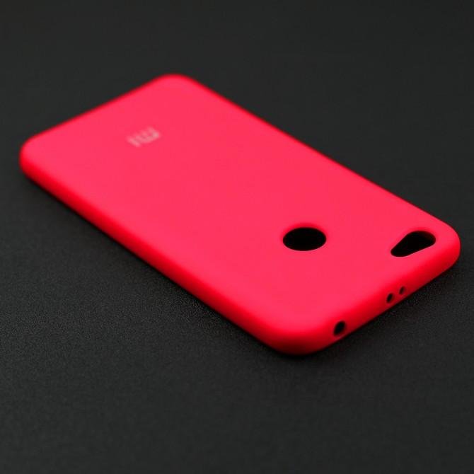 Чохол Soft Case для Xiaomi Redmi Note 5a Prime Яскраво малиновий-4