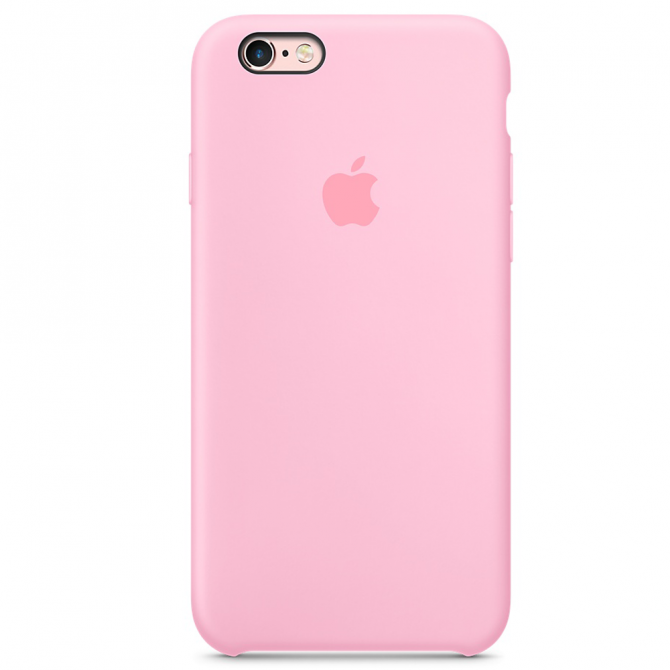 Чехол силиконовый для iPhone 6/6s Ярко розовый-3