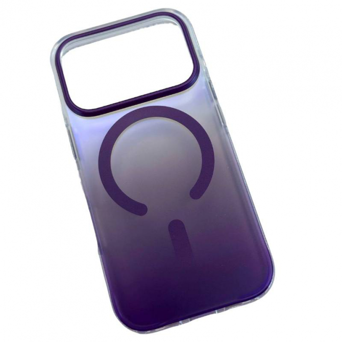Чохол TPU+PC Phantom with MagSafe для Apple iPhone 17 Pro Max (6.9") Purple-2