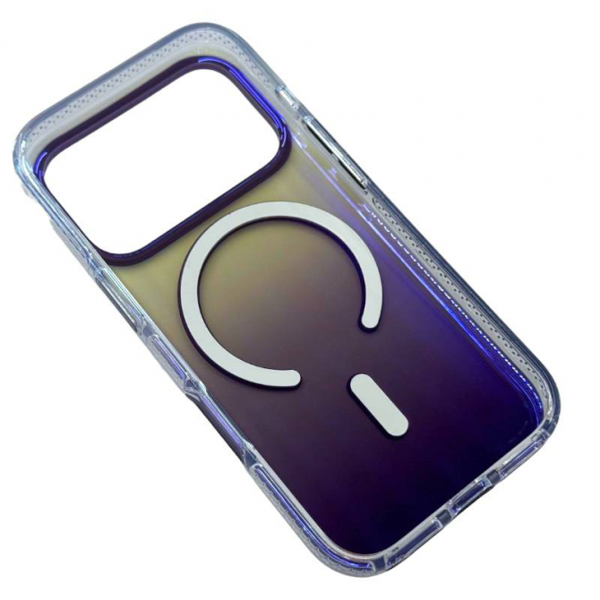 Чохол TPU+PC Phantom with MagSafe для Apple iPhone 17 Pro Max (6.9") Purple-4