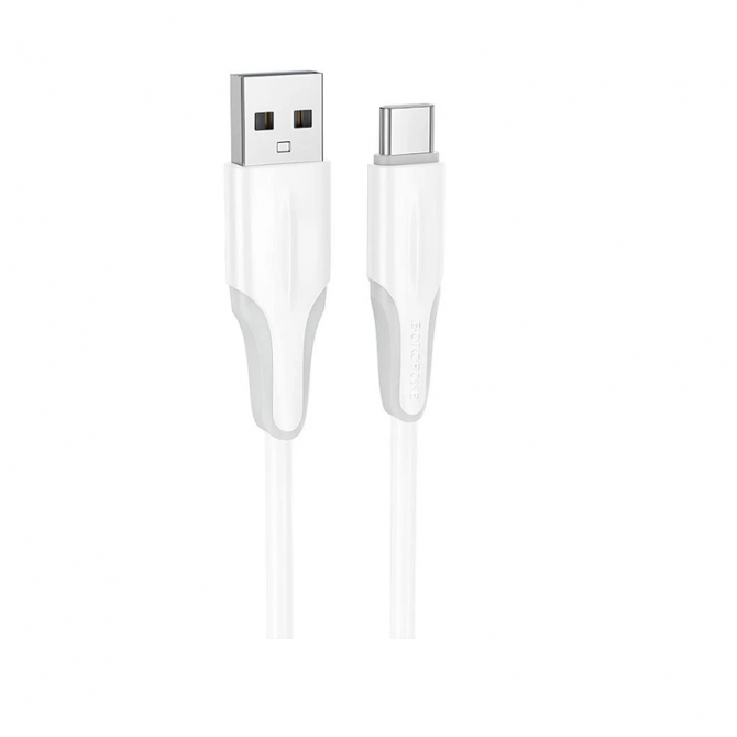 Кабель USB Borofone BX119 Type-C 3A 1m White
