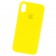Оригінальний силіконовий чохол для iPhone X/Xs Неоново Жовтий