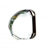 Браслет для Xiaomi Band 3/4 milanese design Khaki/camuflage