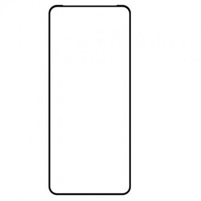 Защитное стекло для ZTE Blade V30 Full Glue (0.25 мм, 2.5D, черное) ЛЮКС