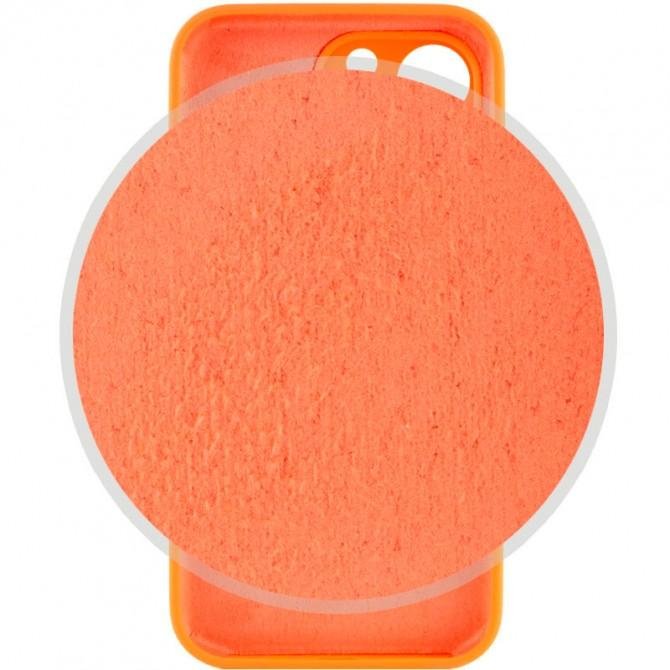 Оригінальний силіконовий чохол для iPhone 12 Pro Max Помаранчевий FULL (with camera protection)-2