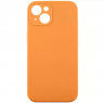Силиконовый чехол для iPhone 13 Оранжевый FULL (NO LOGO)