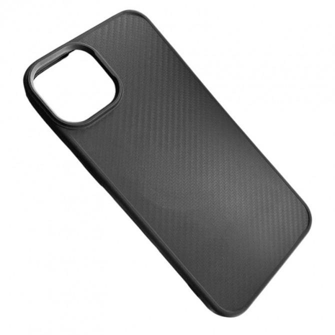 TPU чохол Carbon Protective with Magsafe для Apple iPhone 14 Pro (6.1") Black-2