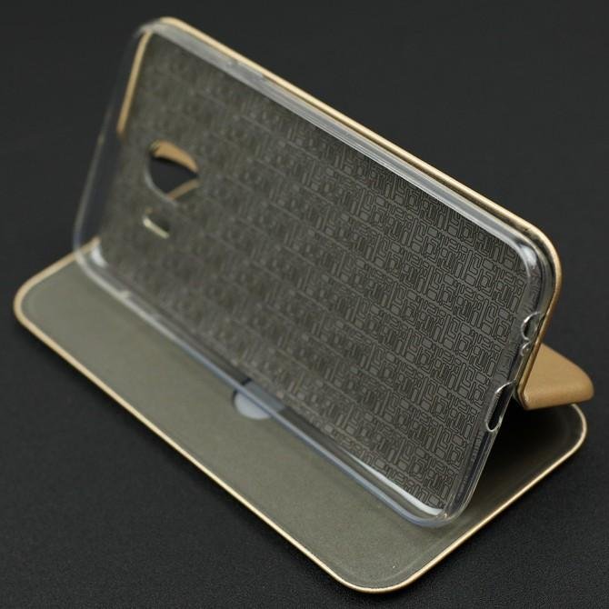 Чехол книжка U-Like Best для Samsung Galaxy J4 2018 Gold-5