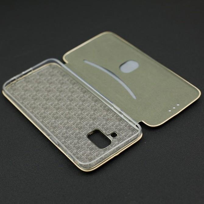 Чохол книжка U-Like Best для Samsung Galaxy J6 2018 Золотий-4