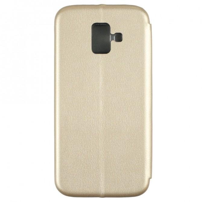 Чехол книжка U-Like Best для Samsung Galaxy A6 2018 Gold-2
