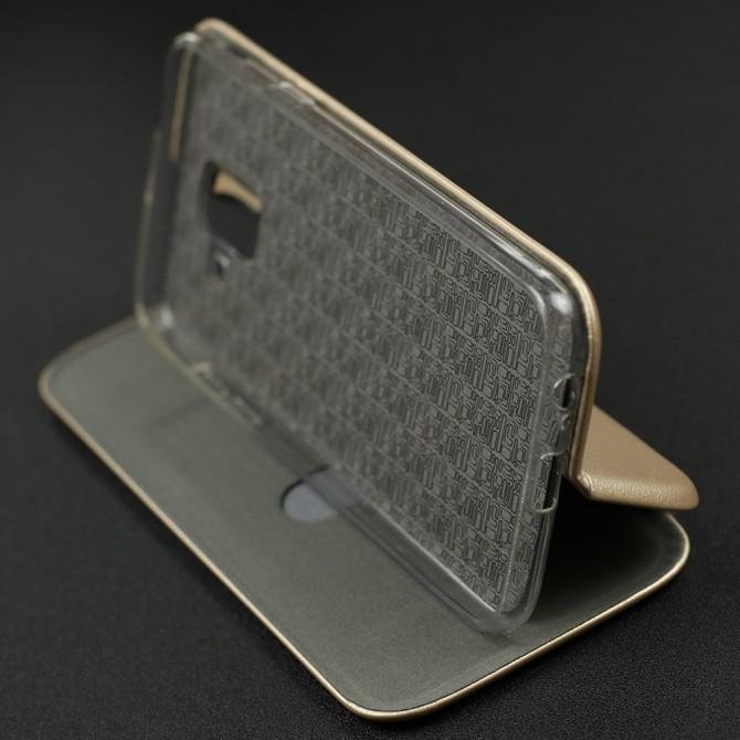 Чехол книжка U-Like Best для Samsung Galaxy A6 2018 Gold-5