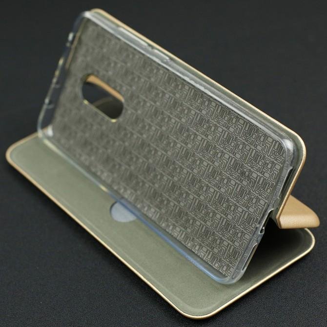 Чохол книжка U-Like Best для Xiaomi Redmi 5 Золотий-5