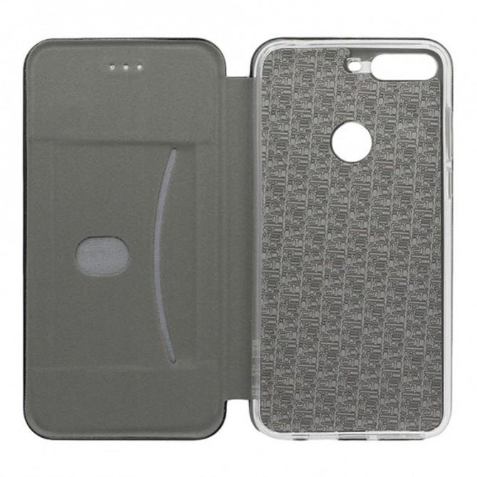 Чехол книжка U-Like Best для Huawei Y6 Prime 2018 Чёрный-3