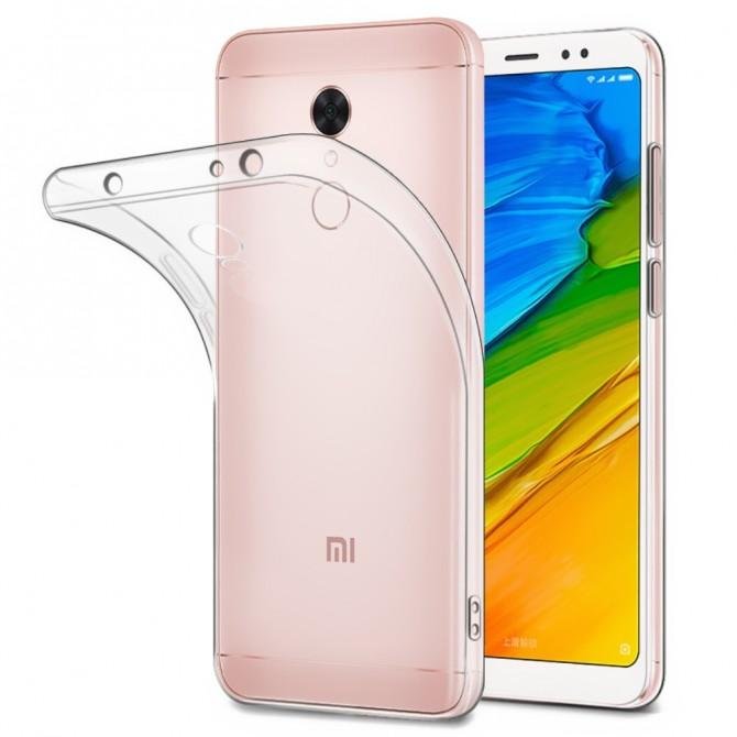 Чехол Ultra-thin 0.3 для Xiaomi Redmi 5 Прозрачный-1