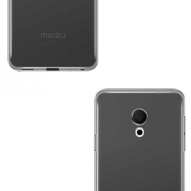 Чехол Ultra-thin 0.3 для Meizu 15 Lite (M15) Прозрачный-3