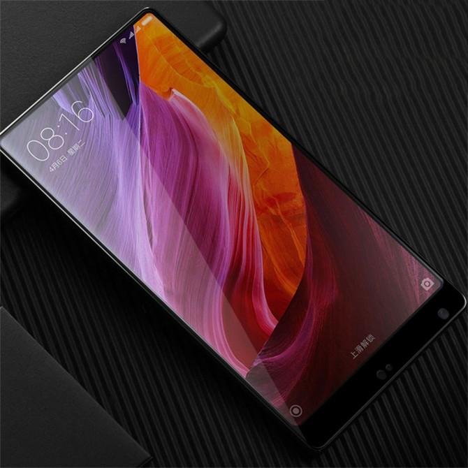 Защитное стекло для XIAOMI Mi Mix 2 (0.3 мм, 2.5D, с чёрным Silk Screen покрытием)-2