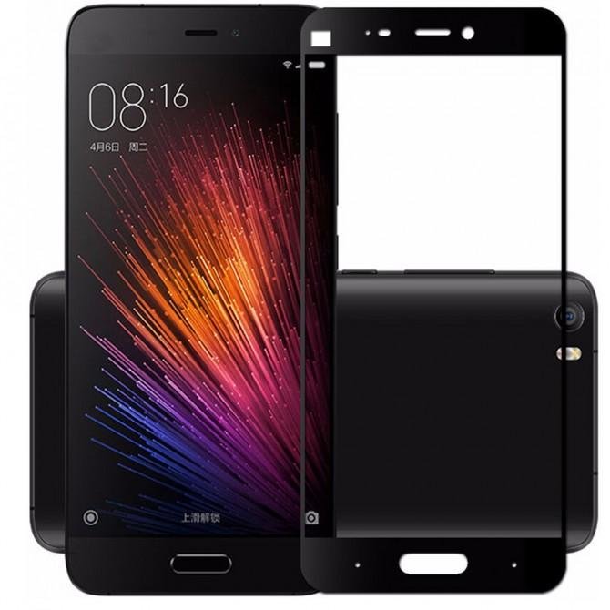 Защитное стекло для XIAOMI Mi5 (0.3 мм, 2.5D, с чёрным Silk Screen покрытием)