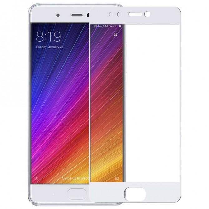 Защитное стекло для XIAOMI Mi5s (0.3 мм, 2.5D, с белым Silk Screen покрытием)