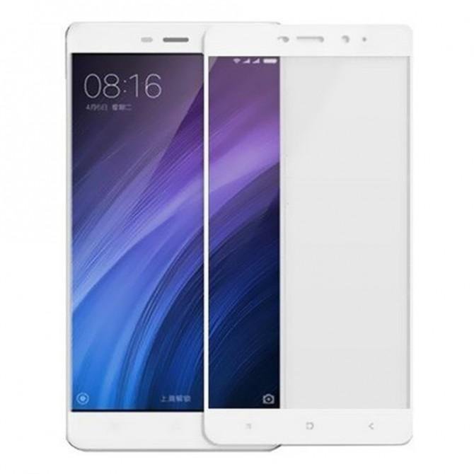 Защитное стекло для XIAOMI Redmi 4/Redmi 4 Pro (0.3 мм, 2.5D, с белым Silk Screen покрытием)