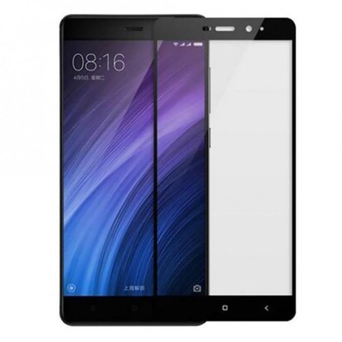 Защитное стекло для XIAOMI Redmi 4a (0.3 мм, 2.5D, с чёрным Silk Screen покрытием)