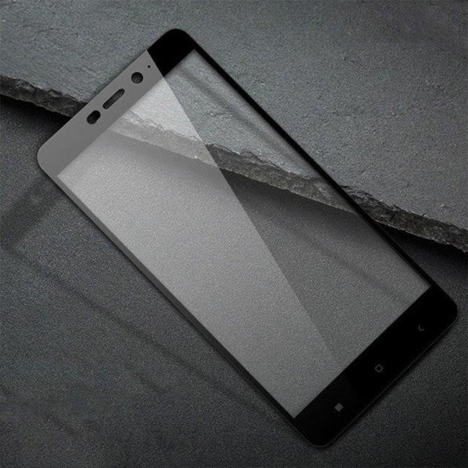 Защитное стекло для XIAOMI Redmi 4a (0.3 мм, 2.5D, с чёрным Silk Screen покрытием)-2