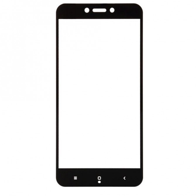 Захисне скло для XIAOMI Redmi 4x/Redmi Go (0.3 мм, 2.5D, з чорним Silk Screen покриттям)-1