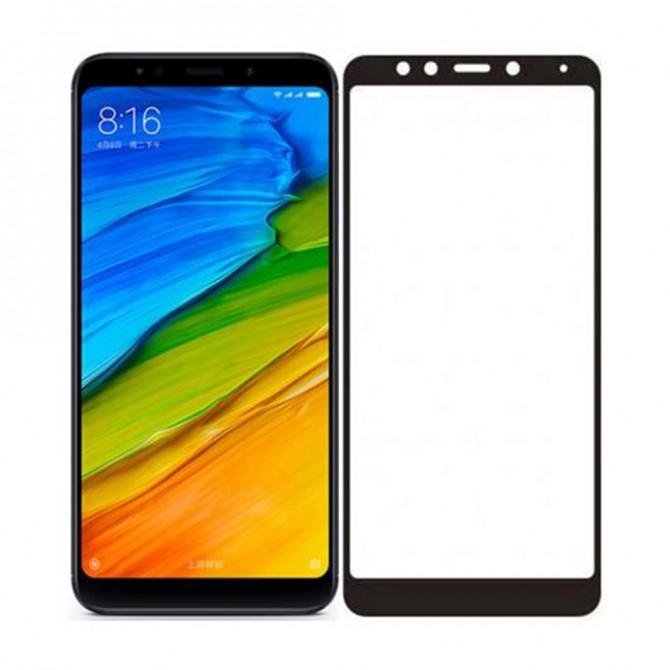Захисне скло для XIAOMI Redmi 5 Plus (0.3 мм, 5D чорне)-1