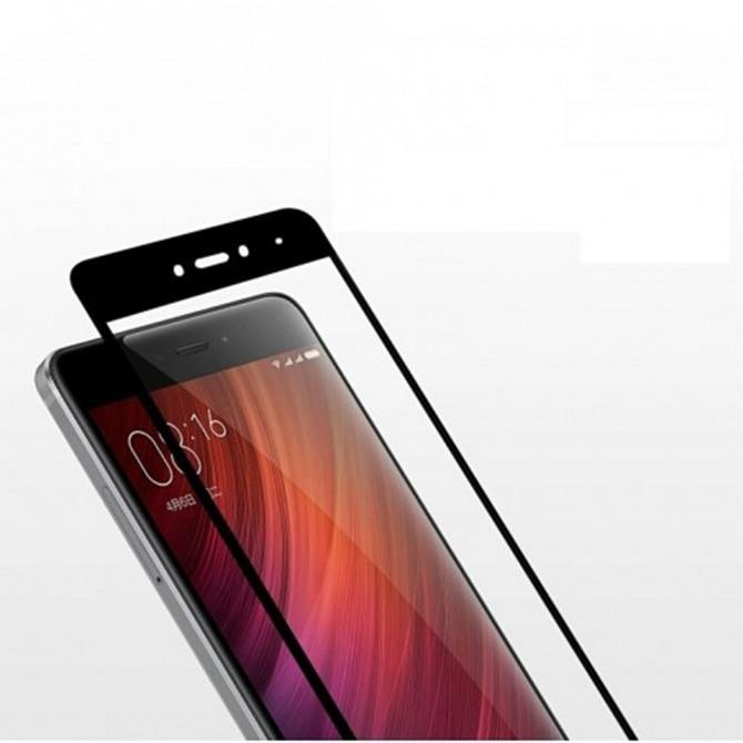 Защитное стекло для XIAOMI Redmi Note 4x (0.3 мм, 2.5D, с чёрным Silk Screen покрытием)-2