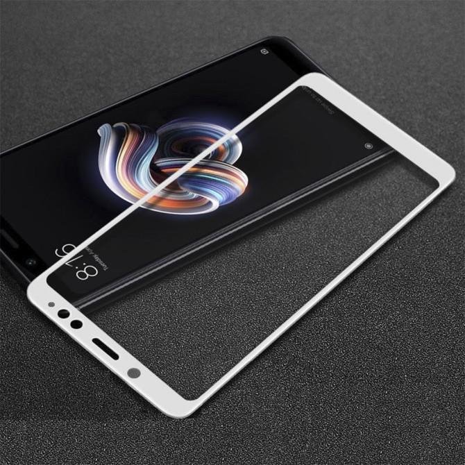 Защитное стекло для XIAOMI Redmi Note 5/Note Pro (0.3 мм, 2.5D, с белым Silk Screen покрытием)-1