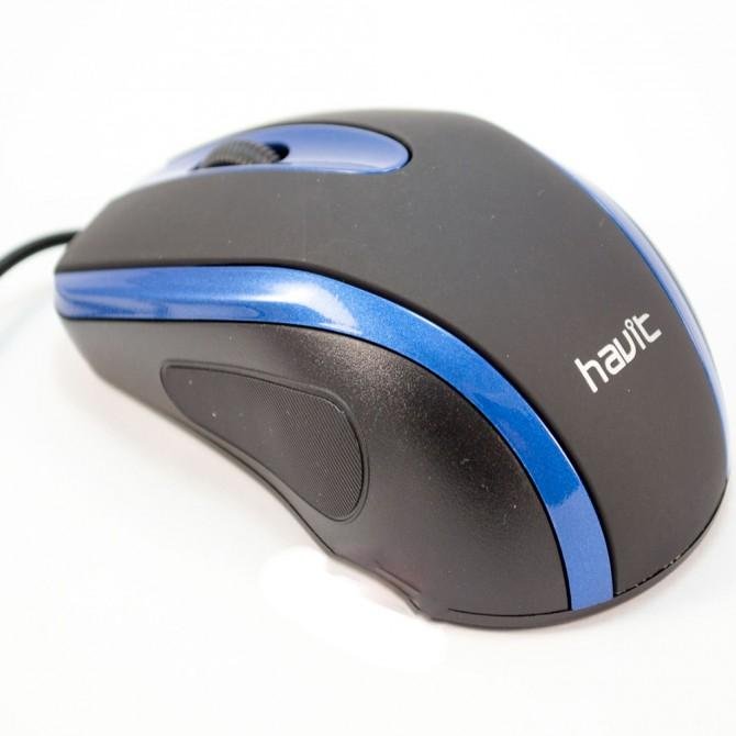 Миша Havit HV-MS753 USB, Чорний/Синій-2