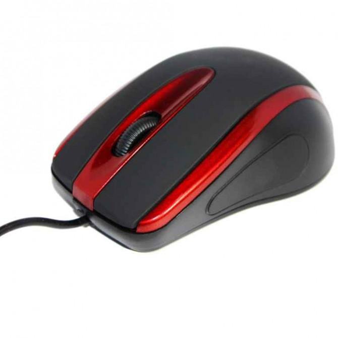 Миша Havit HV-MS753 USB, Чорний/Червоний-1