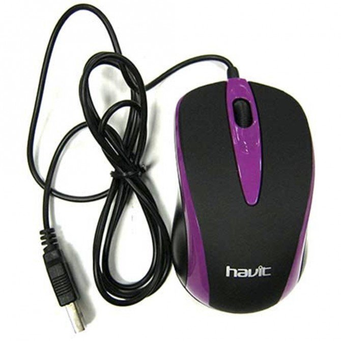 Миша Havit HV-MS675 USB, Фіолетовий-2