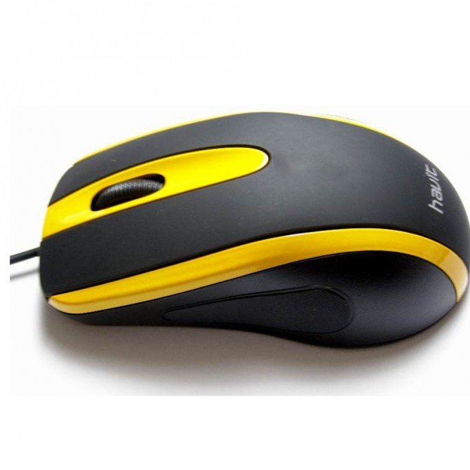 Миша Havit HV-MS675 USB, Жовтий-2