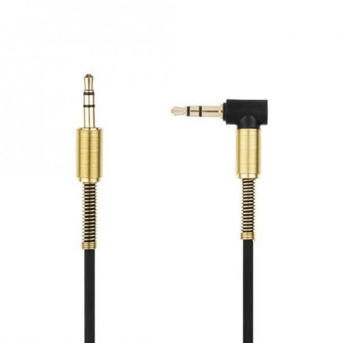 Кабель AUX Боковой Gelius Чёрный