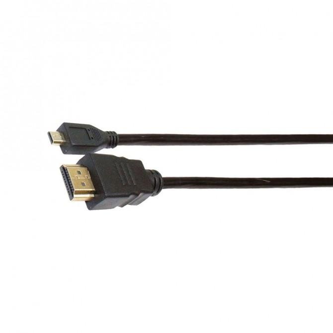 Кабель HDMI/Micro HDMI Чорний-1