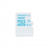 Карта памяти Kingston microSDHC 16Gb Action UHS-I U3 Черный