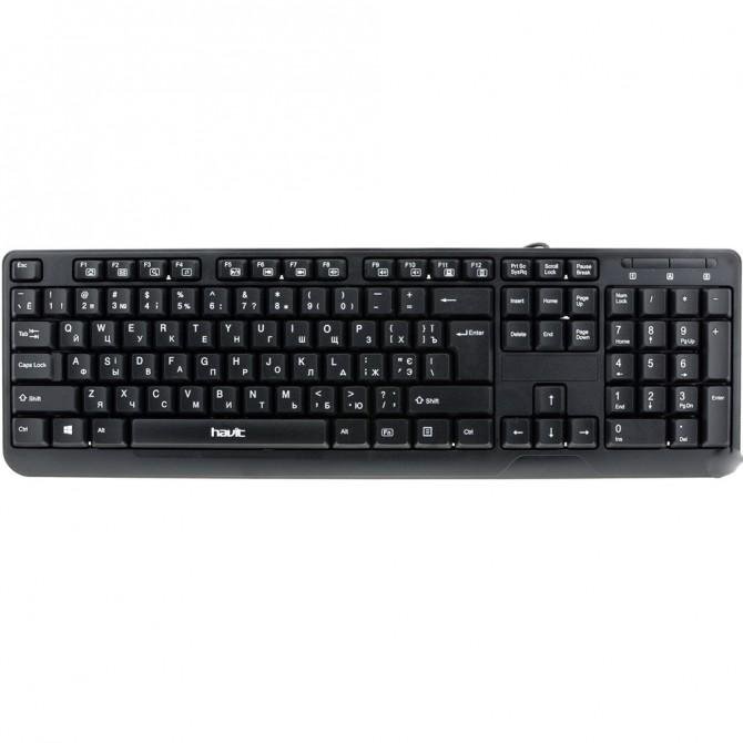 Клавиатура Havit HV-KB378, USB, Чёрный