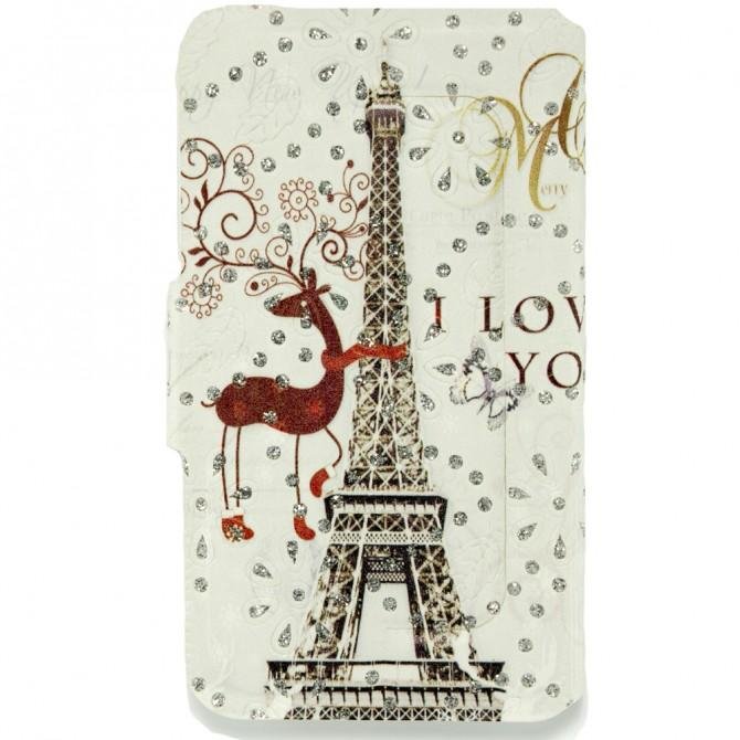 Чехол книжка GEMS Universal 4.8-5.3 ПРИНТ (19)-1