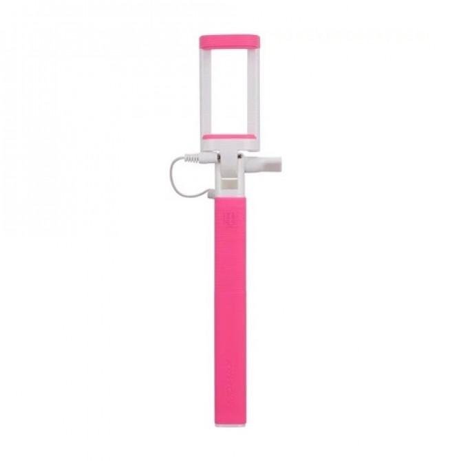 Монопод для Селфи Momax mini 70cm, pink (KMS9P)