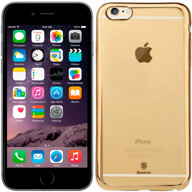 Чохол Baseus для iPhone 6 Plus Simple Золотий