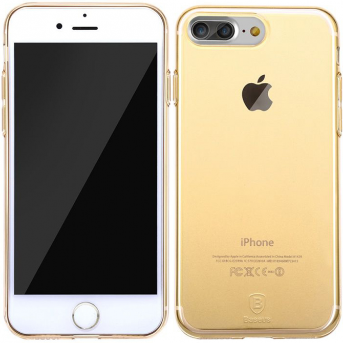 Чехол Baseus для iPhone 7 Plus Simple Gold