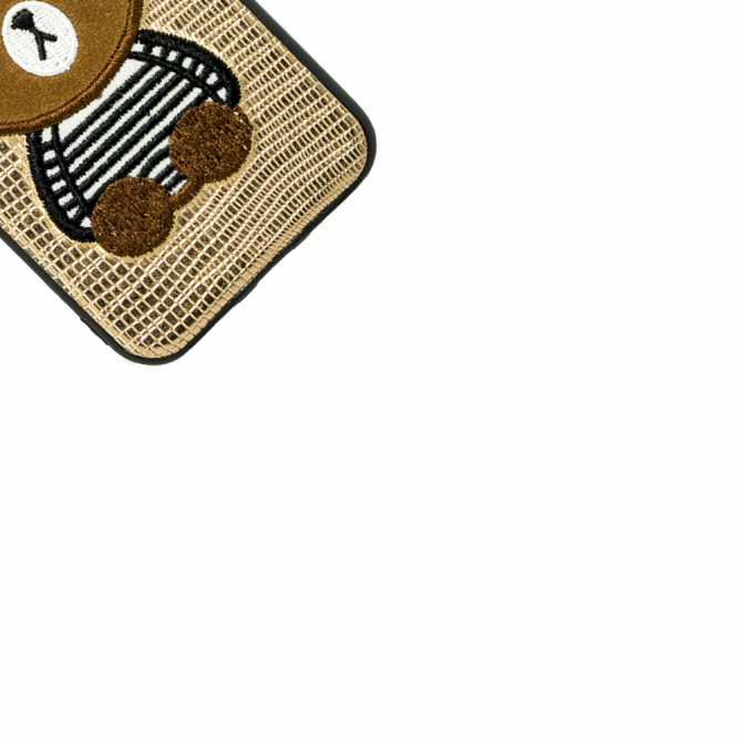 Чохол накладка Diliana Bear для iPhone 7/8 бронза-3