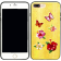 Чохол накладка Diliana flower&Метелик для iPhone 7 Plus/8 Plus жовтий