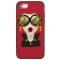 Чохол накладка Diliana Girl with glass для iPhone 7/8 Червоний